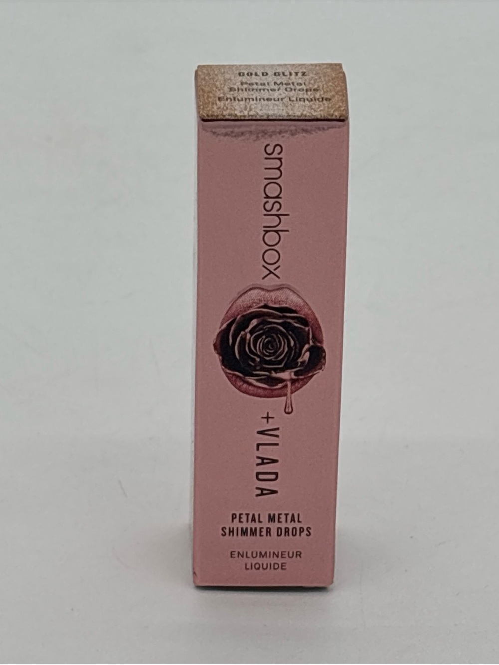 Smashbox + Vlada Petal Metal Shimmer Drops 0.34 oz Gold Glitz New In Box